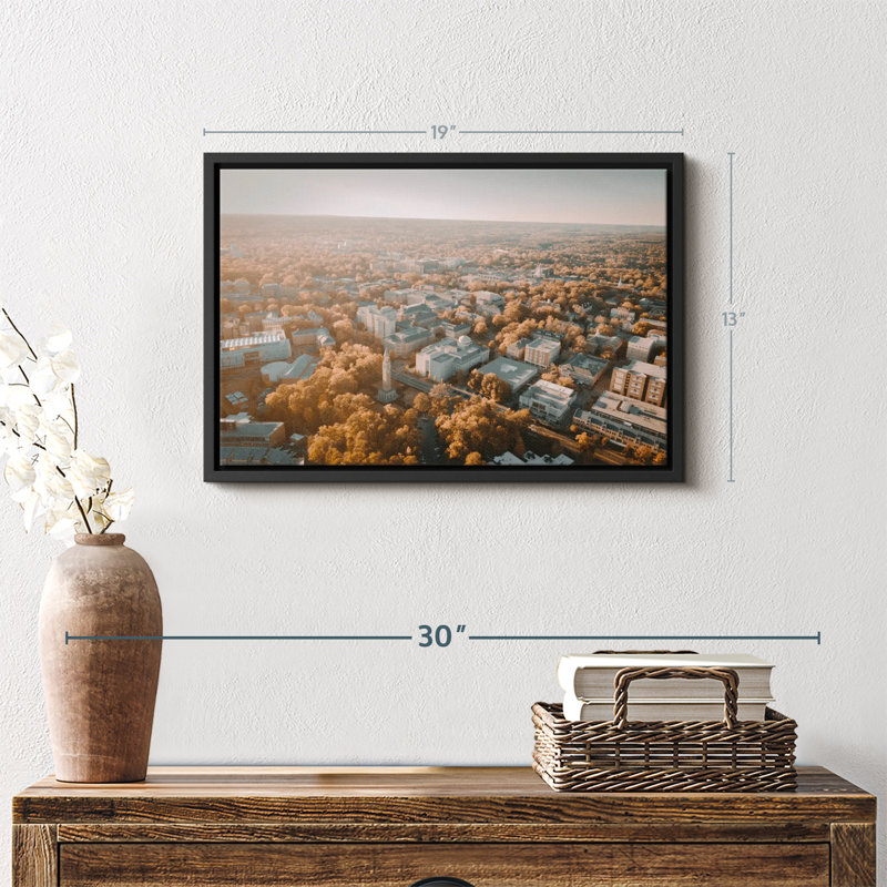 Impression sur toile UNC Campus, H 13 po x l 19 po