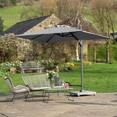Aarne 300cm X 200cm Rectangular Cantilever Parasol