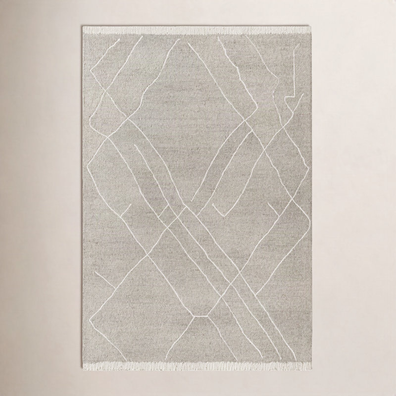 Peregrina Wool Geometric Indoor Rug, Rectangle 9' x 12'