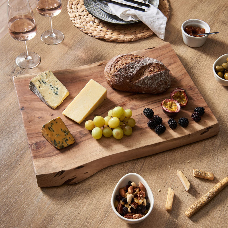 Alpen Home Evia Wood Platter, 50cm L x 35cm W