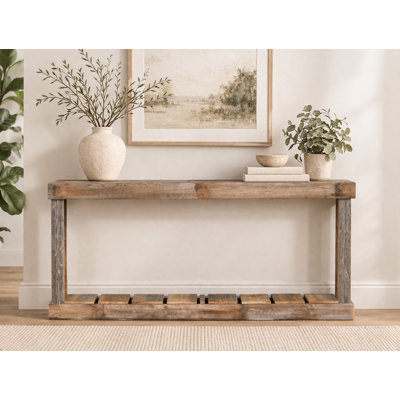 Console en bois récupéré 60 po Merkle