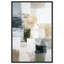 "Deep Green and Cream I", impression murale encadrée par Art Remedy, cadre argenté, 30 x 45-912664386-912664397