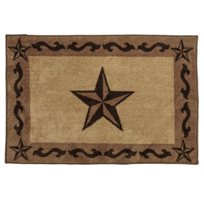 Tapis de salle de bain Rustic Star