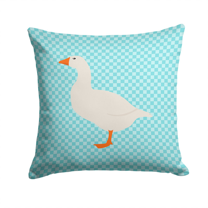 Coussin extérieur cheval, Bleu, 14 po x 14 po