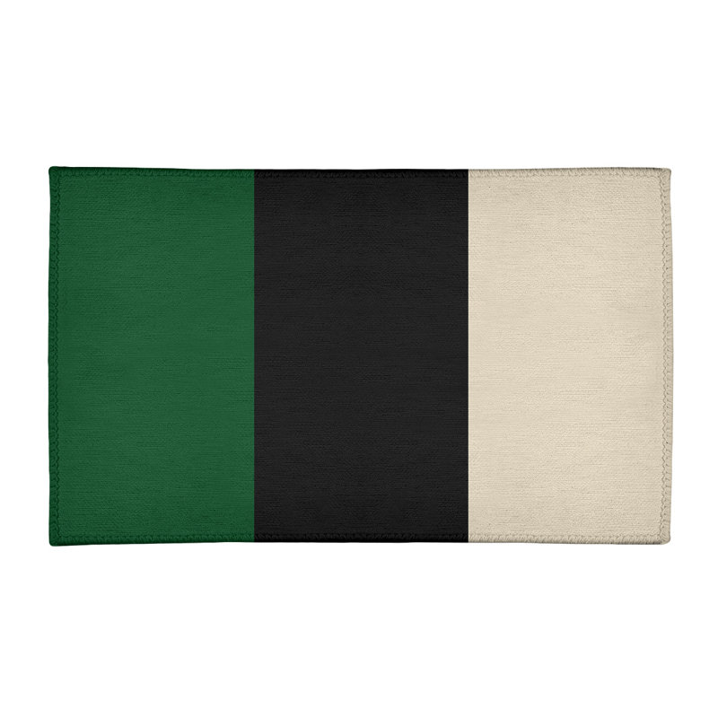 Chenille Striped Indoor Rug, Rectangle 2' x 3'