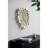 Exceptional Gold Leaf Wall Ornament, 18.9X13.4X1.4", Made From Aluminum Radiant Decoration Piece,