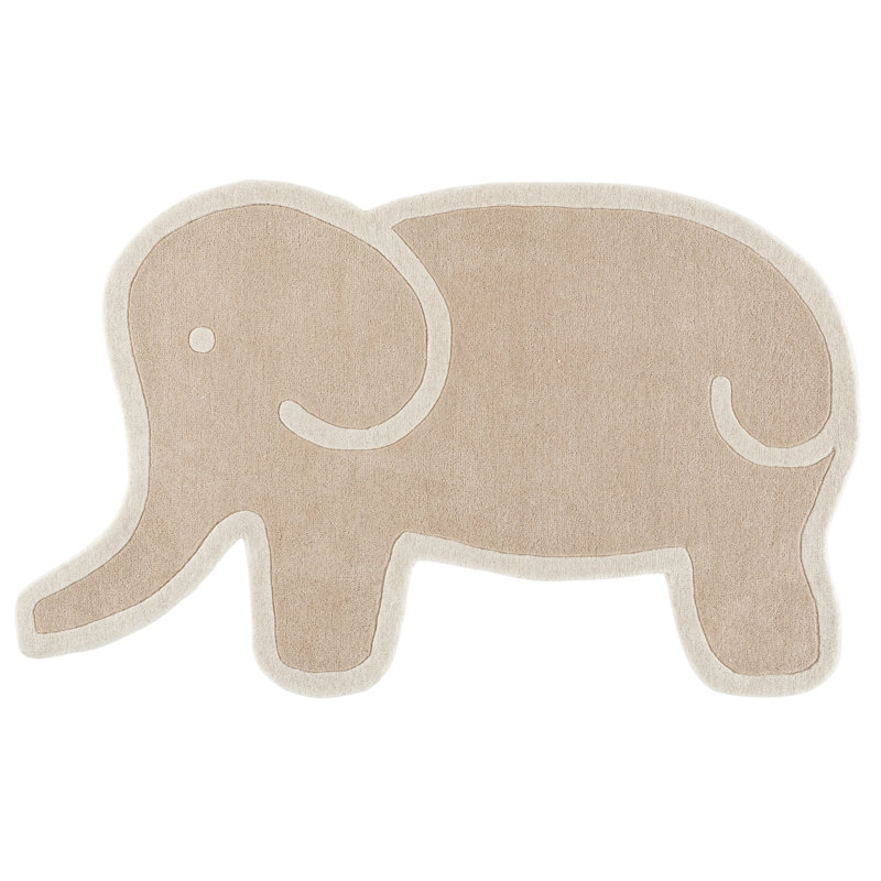  Kids 853 laine touffetée à la main à 85%; Tapis pour enfant 15% coton, Rectangle 4 pi 0 po x 6 pi 0 po