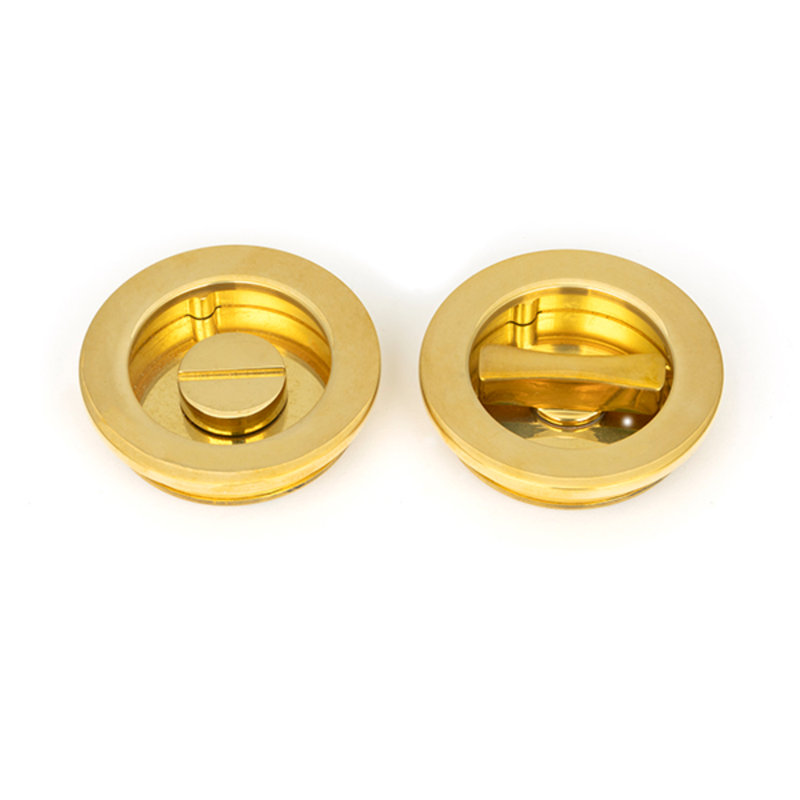 Door Accessory, Polished Brass, 6cm H x 6cm W x 1.3cm D