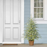 4 Ft. Pre-Lit Mountain Cedar Artificial Tree