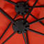 Grand parasol d'extérieur double face 14,8 pi avec manivelle (orange) (sans base)-265647955