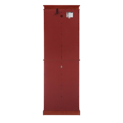 Vitrine lumineuse en verre éclairé, vitrine, armoire de rangement en verre, armoire à vin en verre, présentoir à jouets en bois pour le salon, la cuisine, l'ampoule incluse dans le garde-manger