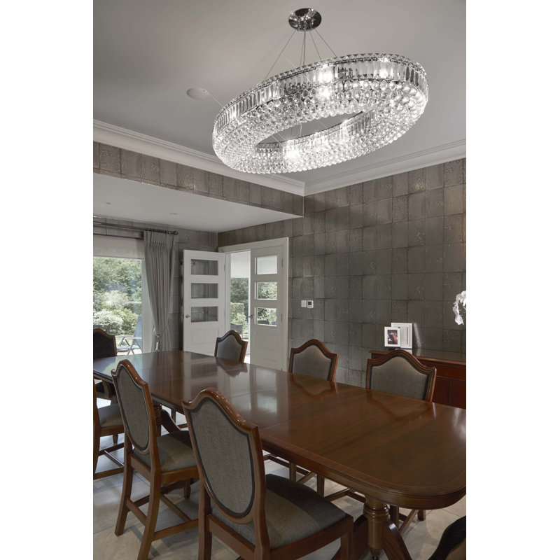 Keyes 24 - Light Crystal Chandelier