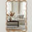 Wavy Rectangle Solid Wood Frame Decorative Mirror,For Bedroom, Bathroom, Living Room, Entryway-1686799685-1688807630
