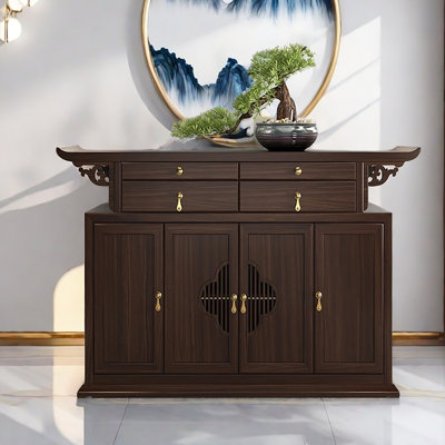 Chinese Style Solid Wood Sideboard