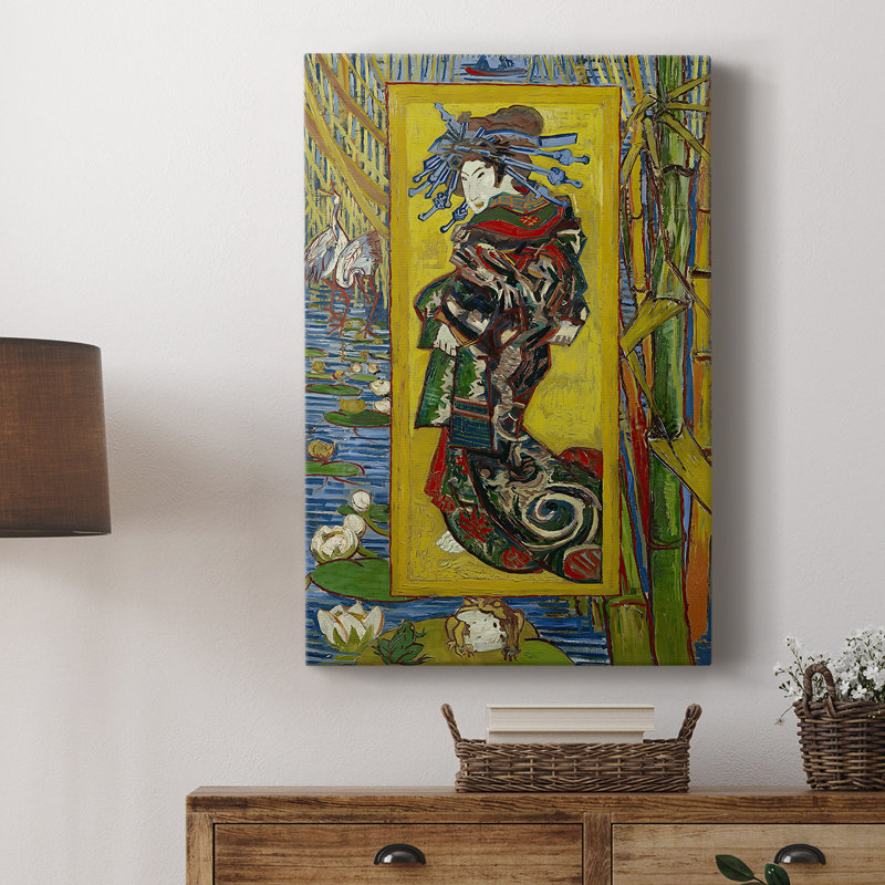 Courtesan: d'après Eisen - toile tendue par Vincent Van Gogh, 12 x 18