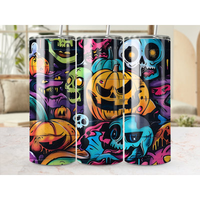 Choose Handmade Tumblers 591 mL Vacuum Insulated Stainless Steel (18/8) Travel Tumbler with Straw