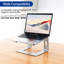 Support en aluminium pour ordinateur portable, support d'ordinateur ergonomique amovible, ordinateurs portables 10 à 15,6 po, argent-1068215469