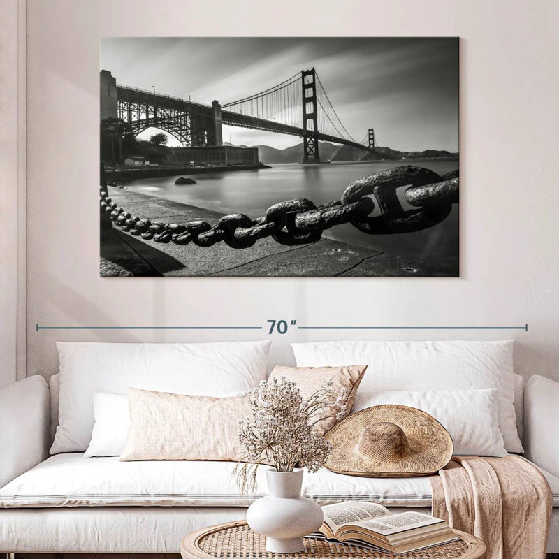 Lilie Golden Gate - monochrome, H 34 po x l 51 po