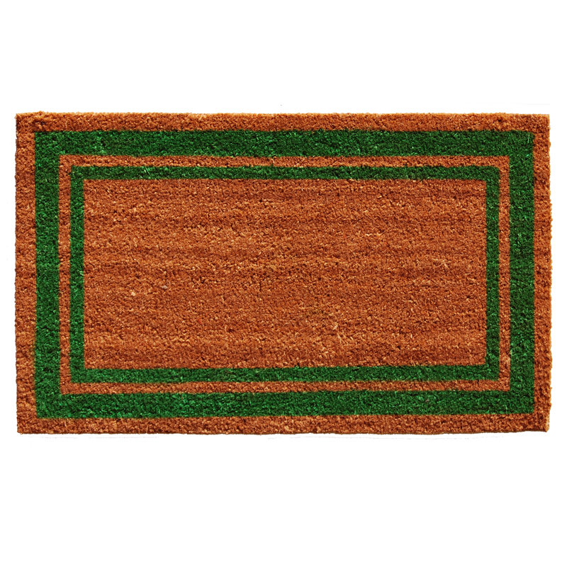 Tapis d'entrée antidérapant Mariah, 1 pi 6 po x 2 pi 6 po, Vert