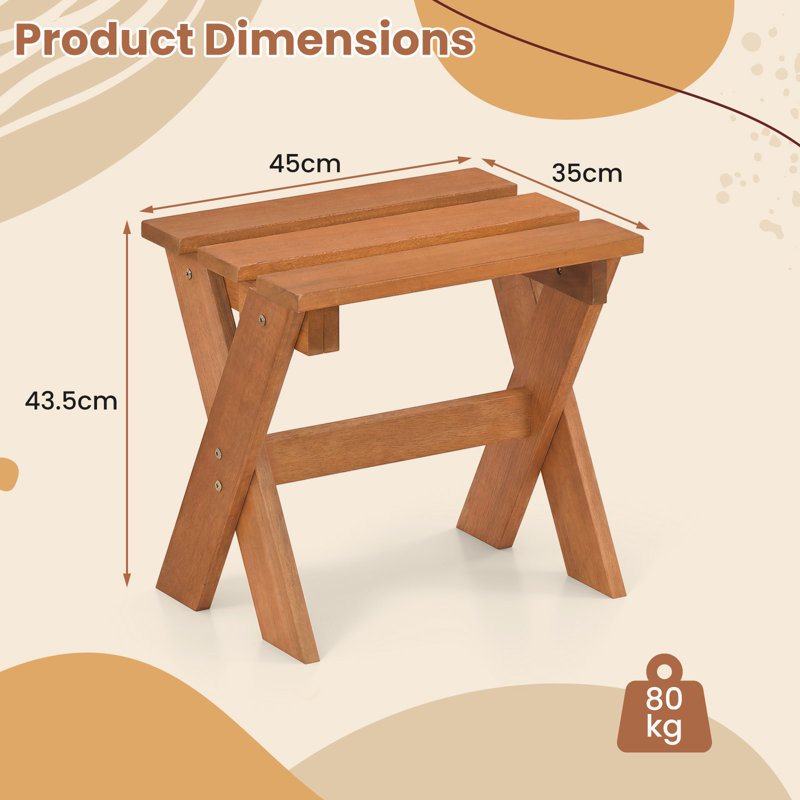 Solid Wood End Table