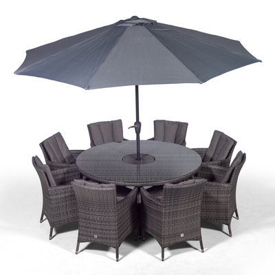 Karcher 8 Seater Dining Set with Cushions