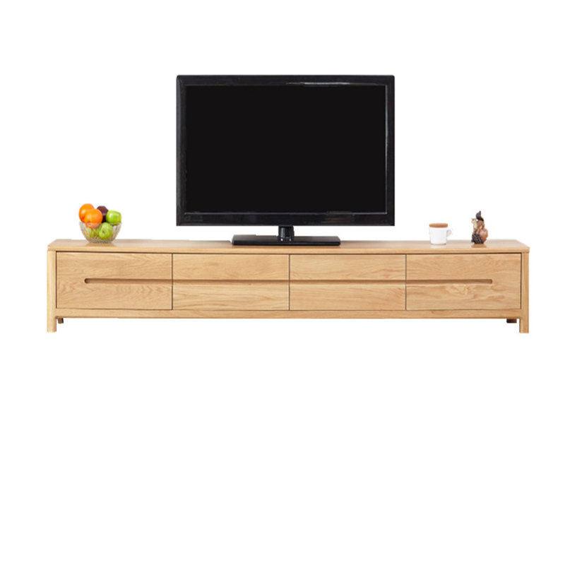 Meuble télé en chêne de style nordique