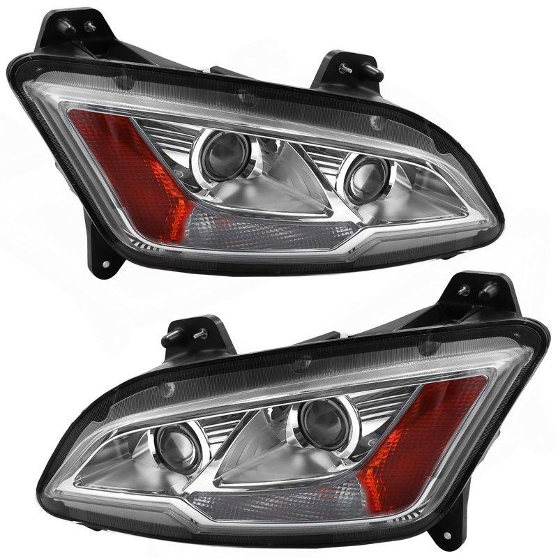 Halogen Headlights Assembly Compatible With Peterbilt 579 2022+ Pair