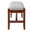 Ensemble de salle à manger 4 pièces contemporain avec table d'appoint en marbre et sièges rembourrés-467747220