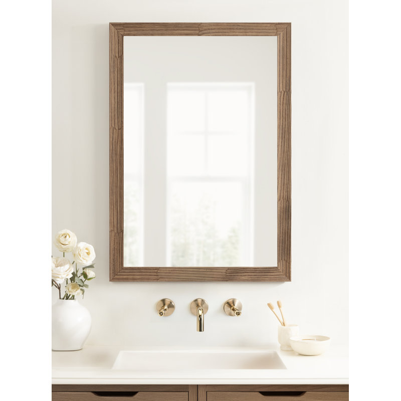 Miroir de salle de bain Travon, 39,5 po x 27,5 po