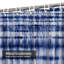 Rideau de douche à motif abstrait bleu indigo avec 12 crochets-92272404