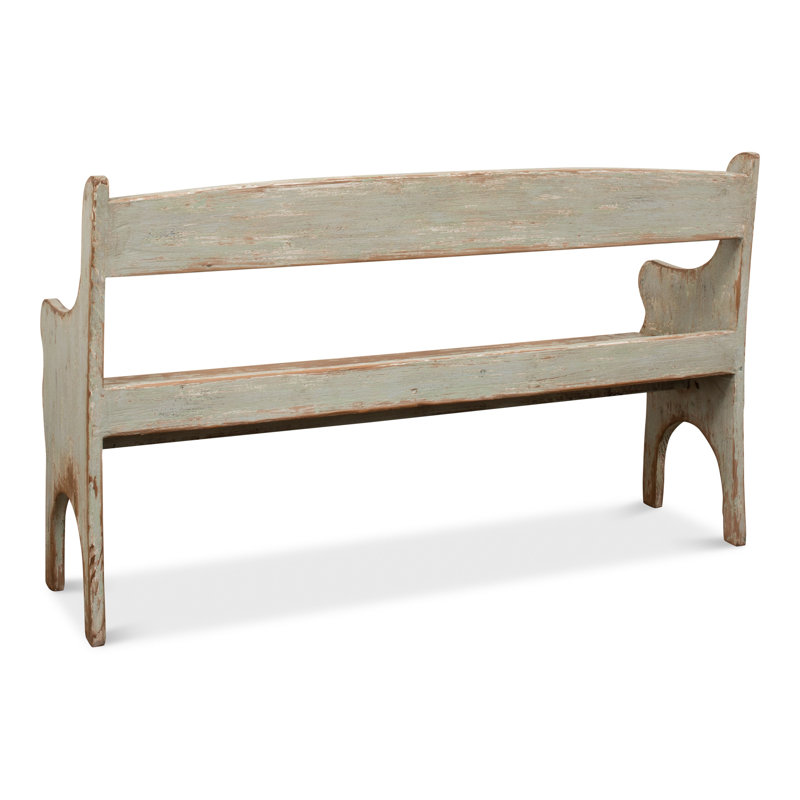 Arlo Solid Wood Bench, Green