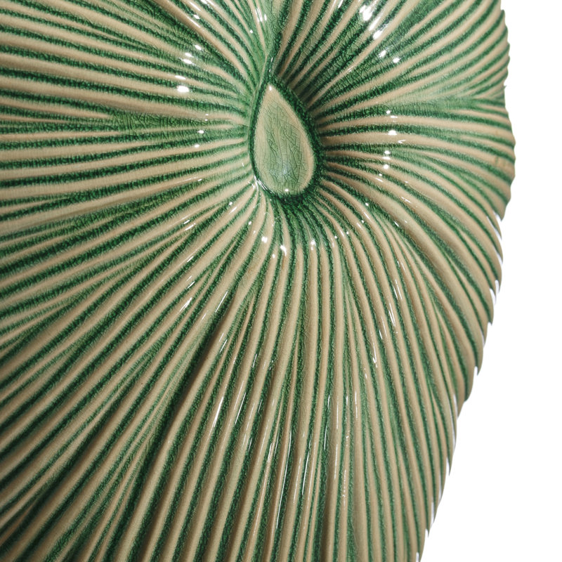 Essary Ceramic Table Vase, Green, 27cm H x 26cm W x 14.5cm D