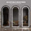 Miroir pleine longueur à DEL incrusté de cristal, miroir mural ou incliné, garantie de 3 ans-1023680274