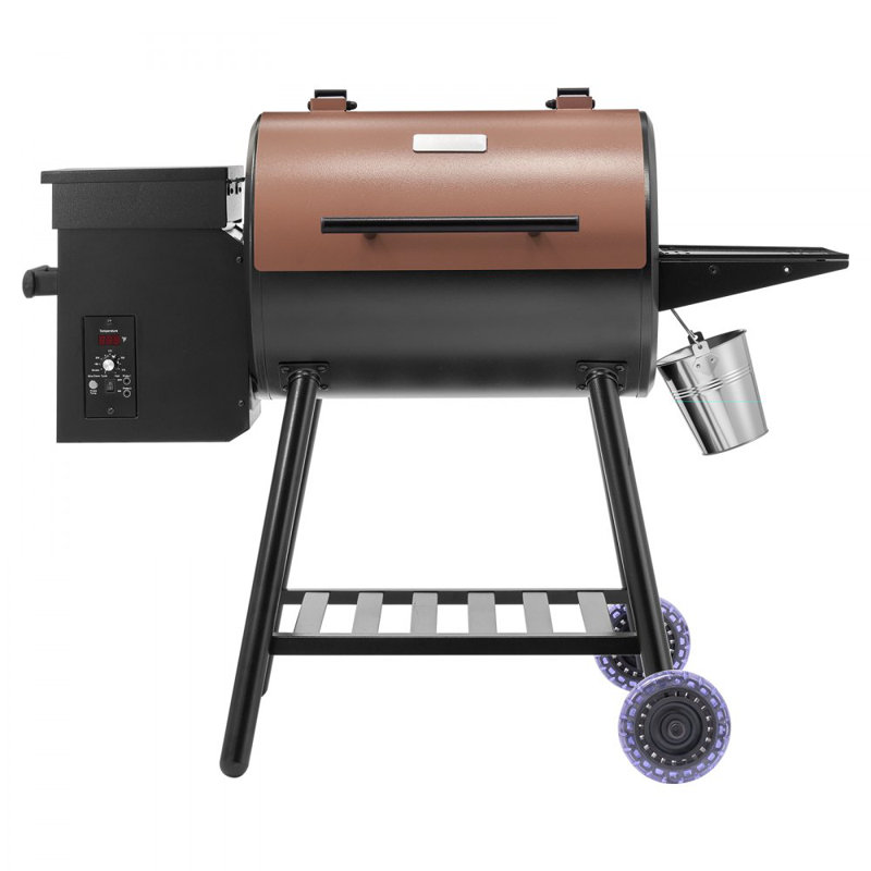 Barbecue électrique à granules de bois pour barbecue, surface de cuisson de 456 pieds carrés