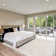 Mickle Dearra Modern Geometric Solid Cream Ivory High Low Easy Care Indoor Area Rug