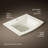 Archer Vitreous China Rectangular Drop-In Bathroom Sink with Overflow-19195599-10940432