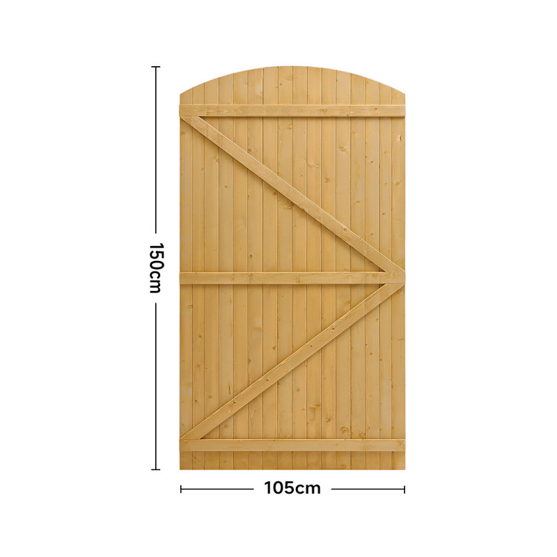 Gate Fencing with 1, 150cm H x 105cm W x 6cm W, Yellow