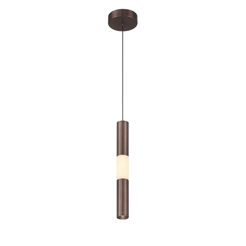 Luminaire suspendu, 16 po, bronze Harlow, albâtre, Bronze Harlow