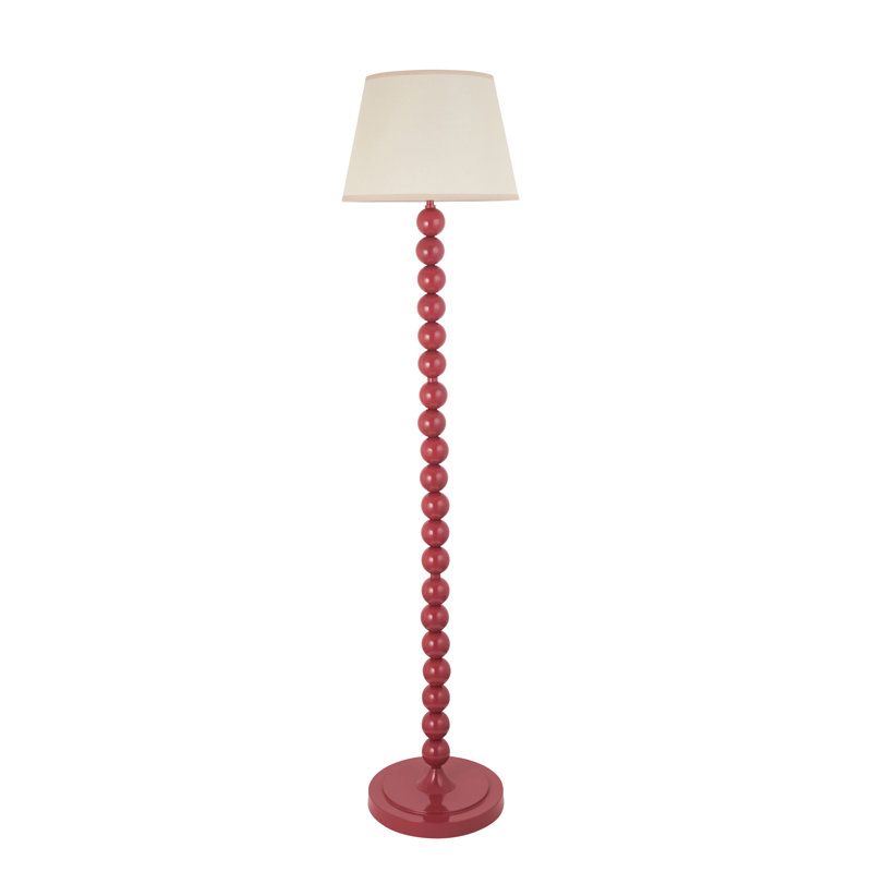 Higgledy 153.2cm Traditional Floor Lamp, Pink