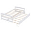 Lit plateforme simple avec lit gigogne simple