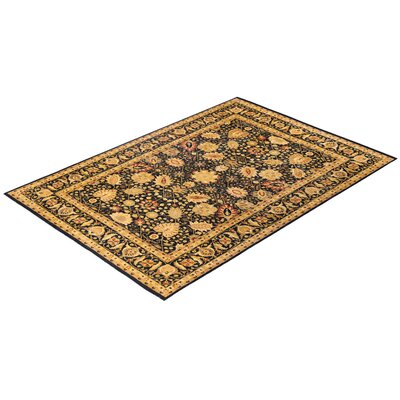 Yucheng One-Of-A-Kind Hand-Knotted Area Rug - Black, 6' 2"" X 8' 10 -  Isabelline, 5CCC8A22C1FC4F2481886C3A3F681581