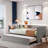 Upholstered Daybed with Pop Up Trundle Amala-2133699410