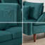 Causeuse à accoudoirs arrondis 56,5 po Sofa-680920420