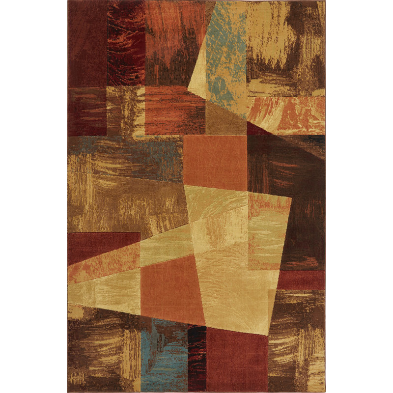 Roclin Abstract Indoor Rug, Rectangle 7'10" x 10'5"