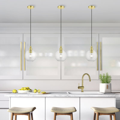Luminaire suspendu en dome à 1 lumière