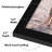 13"X16" Black Wooden Poster Frame With Acrylic Front Cover, Sleek For Art & Poster Display