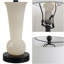 Lampe de table moderne à DEL en albâtre / cristal 23 "Eliza Eliza