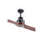 Wrought Studio™ 56-in Satin Black/brown Indoor Residential Remote Controled Ceiling Fan - 2-blade