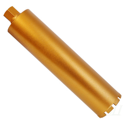 4 Inch Diamond Core Drill Bits,1-1/4"-7 Thread Diamond Core Bit for Cured Concrete with Rebar, Hard Masonry, Brick Block, Stucco, Stone,Mesh