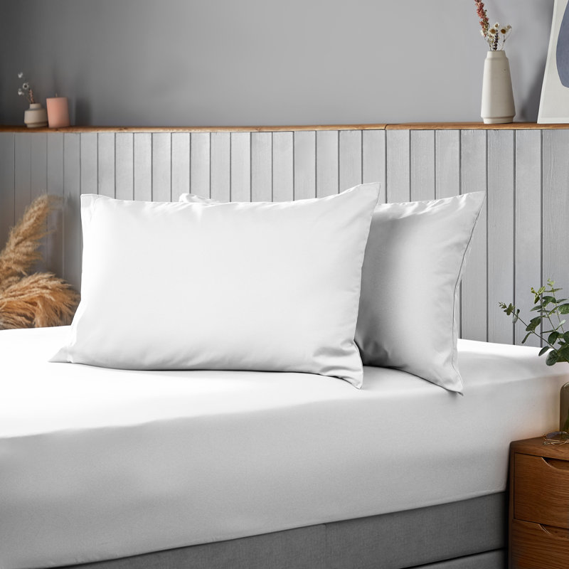 Silentnight Supersoft Plain Microfibre Housewife Pillowcase, White